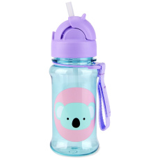 SKIP HOP Zoo tritan Láhev s brčkem 355ml Koala 12m+ SKIP HOP Zoo tritan Láhev s brčkem 355ml Koala 12m+