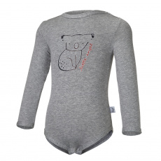 Little Angel-Body smyk KOALA DR Outlast® - šedý melír/koala Velikost: 62 Little Angel-Body smyk KOALA DR Outlast® - šedý melír/koala Velikost: 62