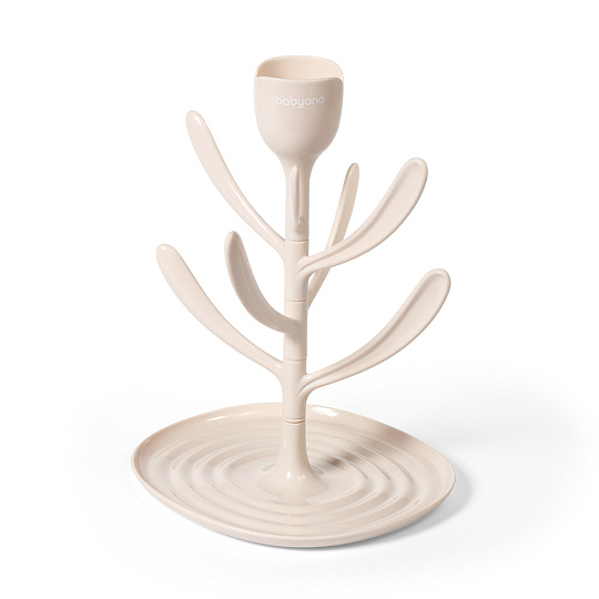 BABYONO Odkapávač univerzální na láhve a příslušenství Tulip Beige BABYONO Odkapávač univerzální na láhve a příslušenství Tulip Beige