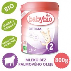 BABYBIO OPTIMA 2 kojenecké bio mléko 800 g BABYBIO OPTIMA 2 kojenecké bio mléko 800 g