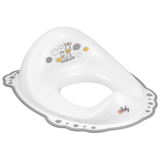 MALTEX Redukce na WC protiskluzová Zebra - White/Grey MALTEX Redukce na WC protiskluzová Zebra - White/Grey