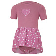 Little Angel-Body šaty tenké KR Outlast® - tm.starorůžová/tm.starorůžová vlaštovky Velikost oblečení: 86