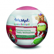 TETESEPT Koule do koupele Medvídek Teddy s vánoční vůní 140 g TETESEPT Koule do koupele Medvídek Teddy s vánoční vůní 140 g