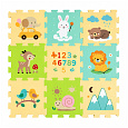 PETITE&MARS Podlahové skládací puzzle Nexli 6 ks, Forest Friends