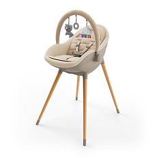KINDERKRAFT Jídelní židlička a lehátko Fini Up 2v1 Beige KINDERKRAFT Jídelní židlička a lehátko Fini Up 2v1 Beige