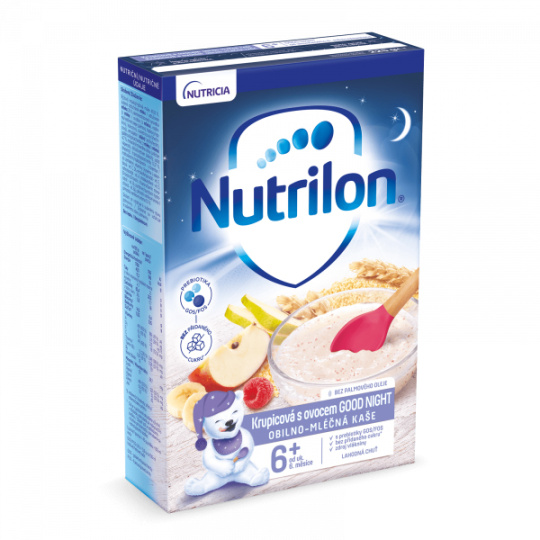 NUTRILON Pronutra® Krupicová kaše s ovocem Good Night 225g, 6+