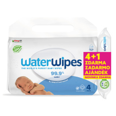 4x WATERWIPES Ubrousky vlhčené bez obsahu plastů 60 ks ( 240 ks ) + Hydrating clean ubrousky 60 ks Z 4x WATERWIPES Ubrousky vlhčené bez obsahu plastů 60 ks ( 240 ks ) + Hydrating clean ubrousky 60 ks Z