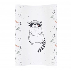 CEBA Podložka přebalovací 2-hranná měkká COSY (50x70) Raccoon