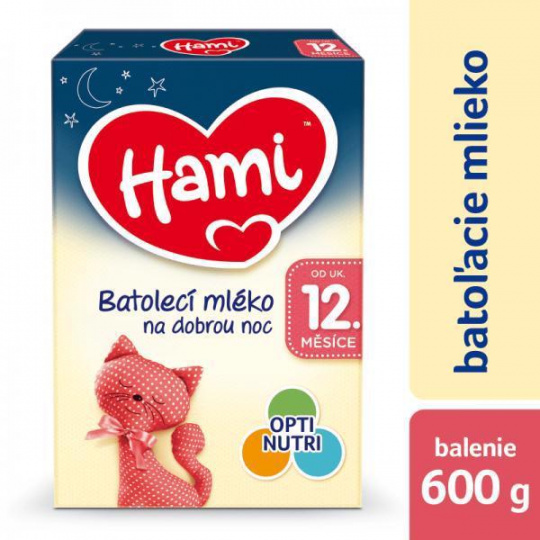 HAMI 3 Mléko Na dobrou noc batolecí 600 g