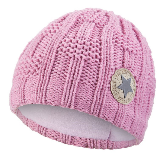 Little Angel-Čepice pletená mřížka Outlast ® - levandulová Velikost čepic: 1 | 36-38 cm