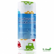 T-Tomi Bambusová osuška, auta, 1ks T-Tomi Bambusová osuška, auta, 1ks