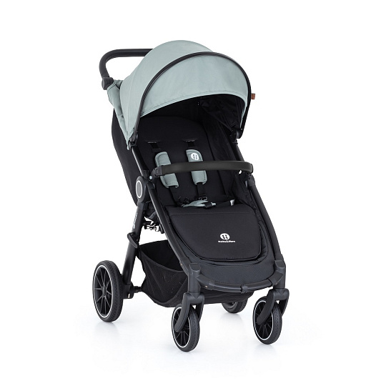 PETITE&MARS Kočárek Street+ RWS Black Iron Green