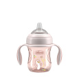 CHICCO Hrneček Transition učicí s držadly pink, 4m+