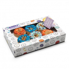 DOOKY Gift DONUTS ponožky Blueberry Orange 3 páry DOOKY Gift DONUTS ponožky Blueberry Orange 3 páry