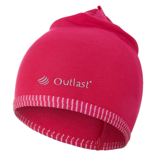 Little Angel-Čepice smyk lemovaná Outlast ® - sytě růžová Velikost: 1 | 36-38 cm