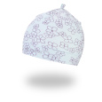 Little Angel-Čepice tenká TISK Outlast® - sv.mentolová kytičky Velikost čepic: 3 | 42-44 cm