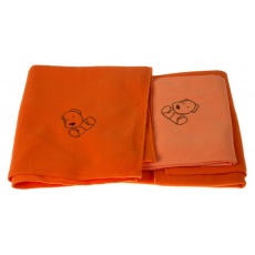 KAARSGAREN-Sada dvou dek s pejskem oranžová KAARSGAREN-Sada dvou dek s pejskem oranžová