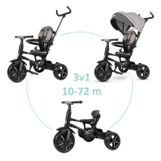 QPLAY Tříkolka Rito star Grey, skládací, věk 10-72 měsíců QPLAY Tříkolka Rito star Grey, skládací, věk 10-72 měsíců
