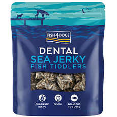 FISH4DOGS Pamlsky pro psy DENTAL SEA mořská ryba - rybičky 115 g FISH4DOGS Pamlsky pro psy DENTAL SEA mořská ryba - rybičky 115 g