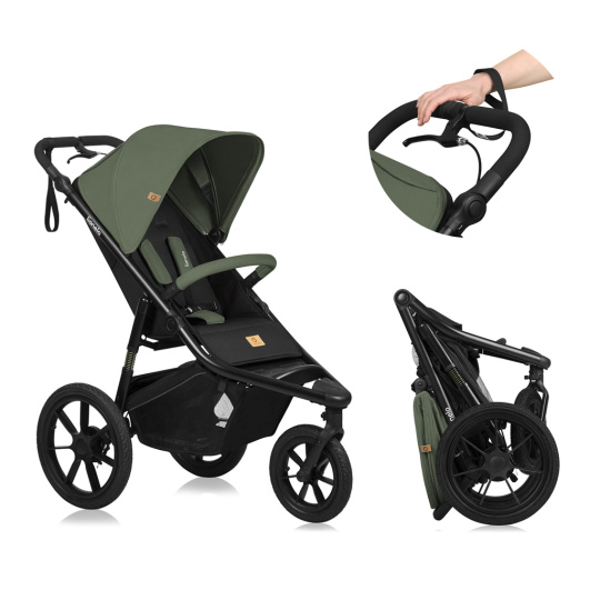 LIONELO Kočárek sportovní Azura Green Forest LIONELO Kočárek sportovní Azura Green Forest