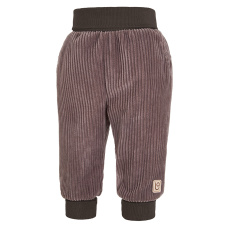 Little Angel-Kalhoty manšestr lem - hnědá Velikost oblečení: 80