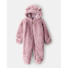 CARTER'S Kombinéza Sherpa na zip pink dívka 3m/vel.62