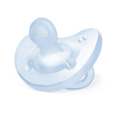 CHICCO Dudlík Physio celosilikonový 0-6m kluk 1 ks CHICCO Dudlík Physio celosilikonový 0-6m kluk 1 ks