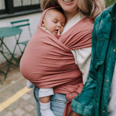 BOBA Nosítko dětí / šátek Classic Wrap - Pink BOBA Nosítko dětí / šátek Classic Wrap - Pink