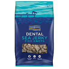 FISH4DOGS Pamlsky pro psy DENTAL SEA mořská ryba - uzlíky 500 g FISH4DOGS Pamlsky pro psy DENTAL SEA mořská ryba - uzlíky 500 g