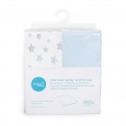 CEBA BABY Potah na přebalovací podložku 50x70-80 cm 2 ks Blue+Blue Stars