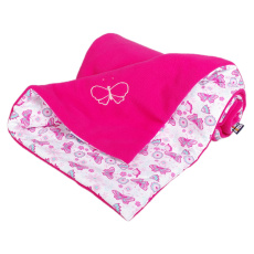 KAARSGAREN-Zateplená dětská deka růžové motýlci