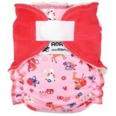 Anavy-rostoucí (4-15 kg) Kalhotková plena na suchý zip Zvířátka (růžová)/Jahoda Anavy-rostoucí (4-15 kg) Kalhotková plena na suchý zip Zvířátka (růžová)/Jahoda