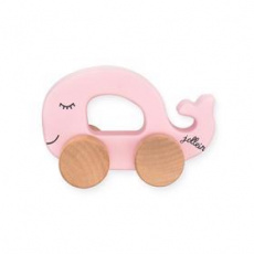 JOLLEIN Jezdící rybička růžová - Sea animal pink JOLLEIN Jezdící rybička růžová - Sea animal pink