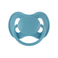 CANPOL BABIES Dudlík kaučukový s kulatou špičkou špičkou Nude 6-18m modrý