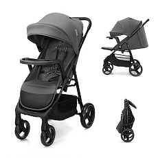 KINDERKRAFT Kočárek sportovní Trig 3 Tray Granite Grey KINDERKRAFT Kočárek sportovní Trig 3 Tray Granite Grey