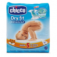 CHICCO Plenky Junior 17 ks (12-25 kg) – jednorázové pleny CHICCO Plenky Junior 17 ks (12-25 kg) – jednorázové pleny