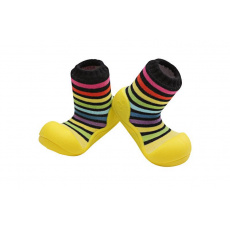 ATTIPAS Botičky dětské Rainbow Yellow L ATTIPAS Botičky dětské Rainbow Yellow L