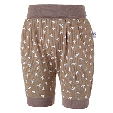 Little Angel-Šortky tenké harémky - hnědá vlaštovky Velikost oblečení: 104