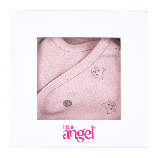 Little Angel-Sada body smyk zavinovací DR Outlast® - sv.starorůžová Velikost oblečení: 62
