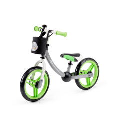 KINDERKRAFT Odrážedlo 2way Next Green/Gray s doplňky