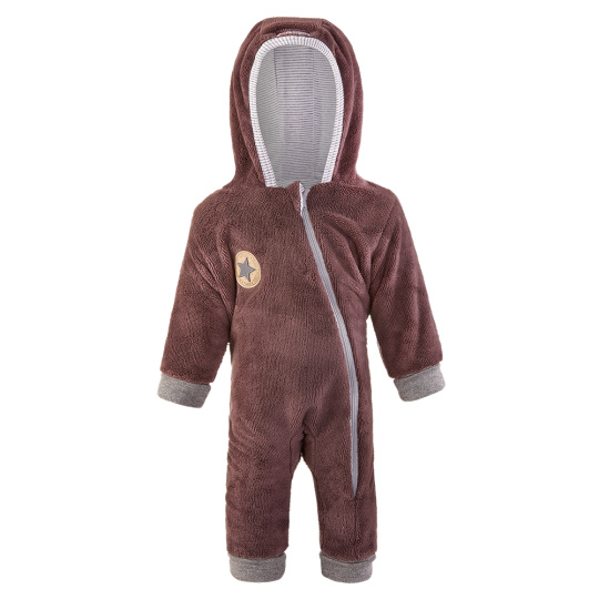 Little Angel-Overal MAZLÍK BAMBUS lem Outlast® - hnědá Velikost oblečení: 80