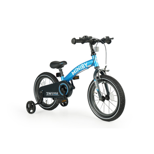 QPLAY Kolo Miniby 3v1 Blue, věk 2 - 8 let