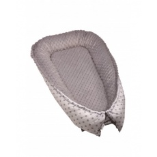 T-Tomi-HNÍZDEČKO PRO MIMINKO MINKY, WHITE / GREY DOTS T-Tomi-HNÍZDEČKO PRO MIMINKO MINKY, WHITE / GREY DOTS