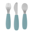 PETITE&MARS Sada příborů s nerezové oceli Take&Match Frosted Sky 12m+