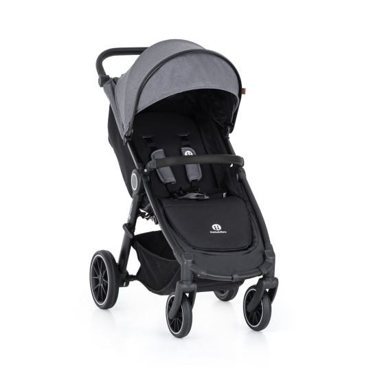 PETITE&MARS Kočárek Street+ RWS Black Ultimate Grey