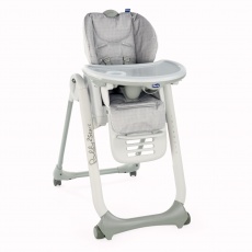 CHICCO Židlička jídelní Polly 2 Start - Happy Silver CHICCO Židlička jídelní Polly 2 Start - Happy Silver