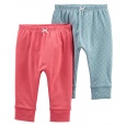 CARTER'S Tepláky Pinkblue dívka LBB 2 ks NB, vel. 56