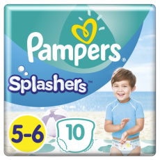 PAMPERS Kalhotky plenkové do vody Splashers vel.5 (10 ks) 12-17 kg