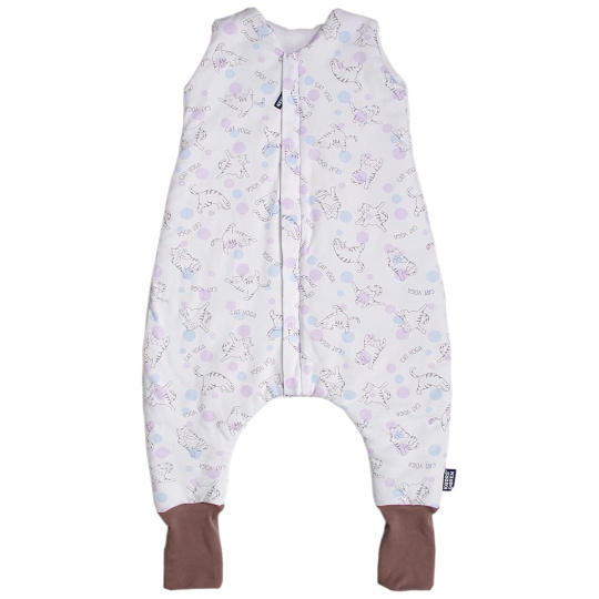 KAARSGAREN-Spací pytel nohavice 100 cm – kočky cvičící jógu KAARSGAREN-Spací pytel nohavice 100 cm – kočky cvičící jógu